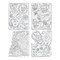 Iwata Artool Freehand Template - Set of 4, Son of Skull Master